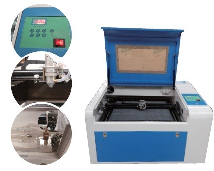 Co2 Laser Engraving Machine 320x200mm For Stamp Making And Timber Engraving