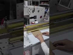 ギフト用の箱のための半自動ボール紙カートンの溝をつける機械