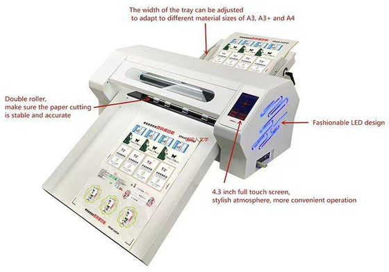自動シートの供給システムが付いている多ラベルのカッター機械